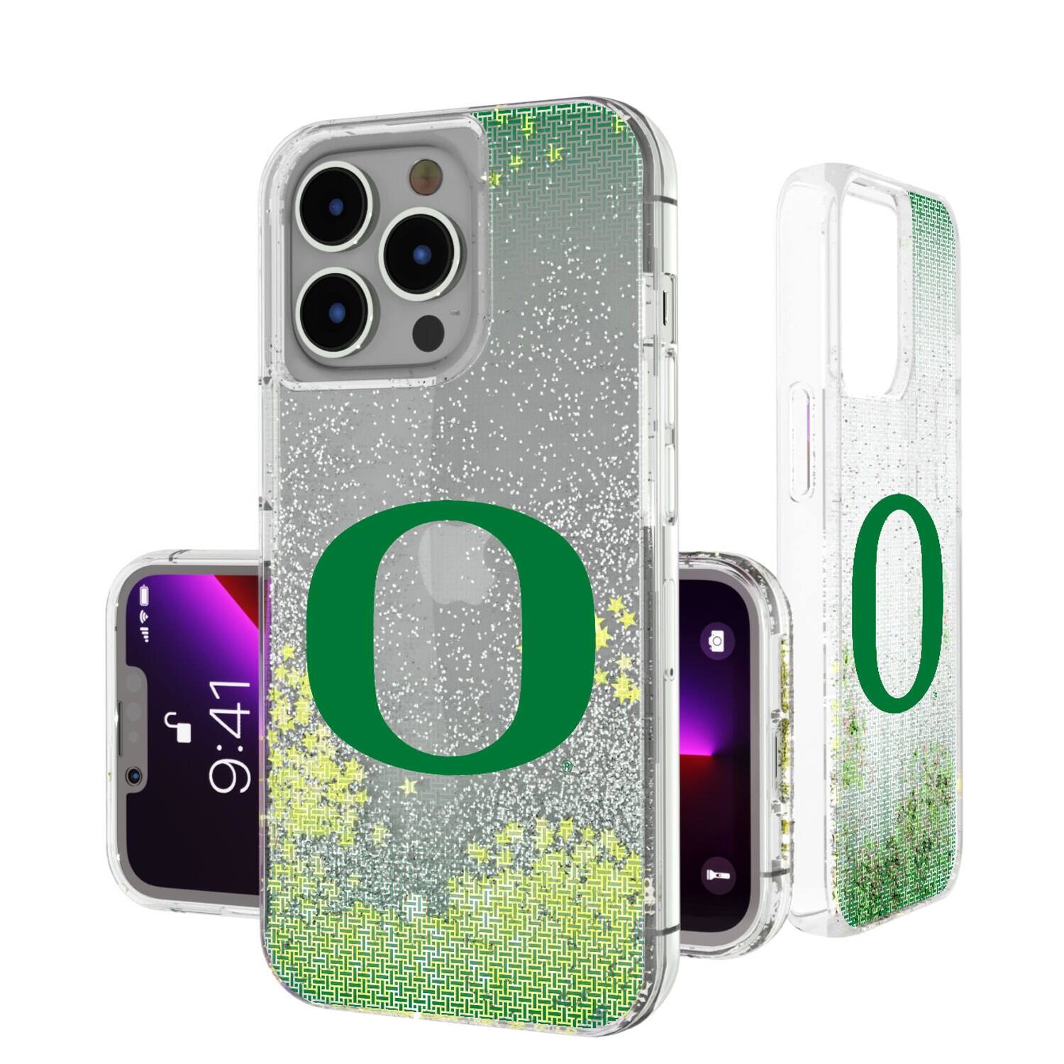 Keyscaper - NCAA - Oregon Ducks Linen Logo iPhone Glitter Case - 14 Pro - Multicolor price history on PriceWatchPro