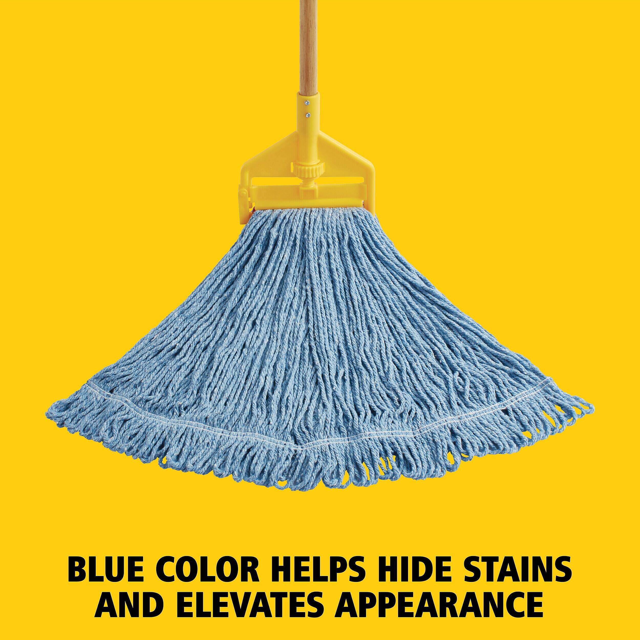 BLUE COLOR HELPS HIDE STAINS AND ELEVATES APPEARANCE