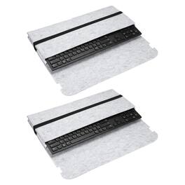 Unique Bargains - 2pcs 104 Keys Keyboard Case Sleeve (17.7x7.1x1.8 Inch) Dustproof Waterproof Carrying Case for Mechanical Keyboards - Gray