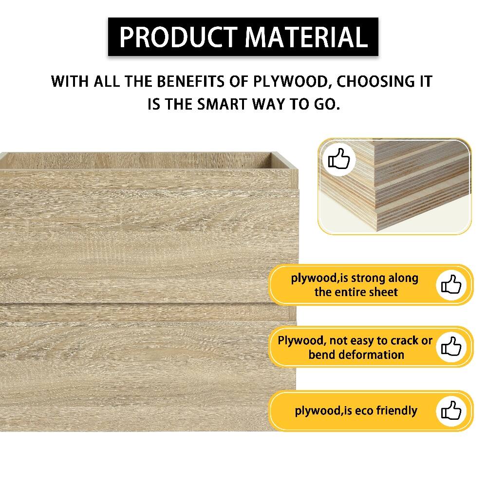 PRODUCT MATERIAL

WITH ALL THE BENEFITS OF PLYWOOD, CHOOSING IT IS THE SMART WAY TO GO.

- Plywood is strong along the entire sheet
- Plywood is not easy to crack or bend deformation
- Plywood is eco friendly