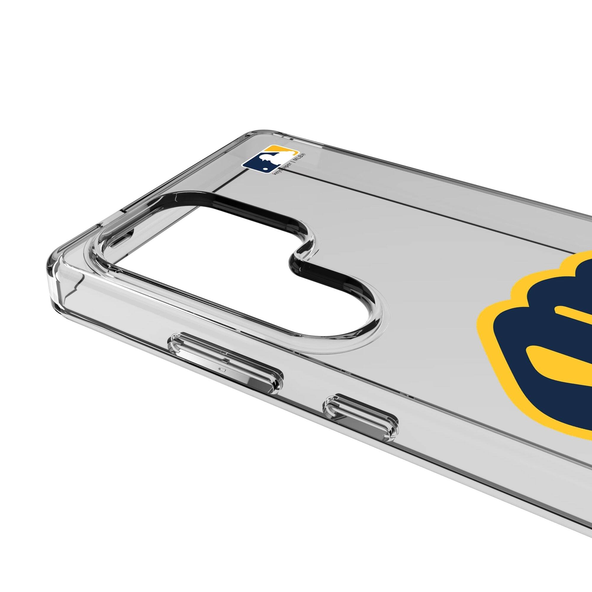 Alt View 2. Keyscaper - Galaxy Text Backdrop Clear Case - S23 - Multicolor.