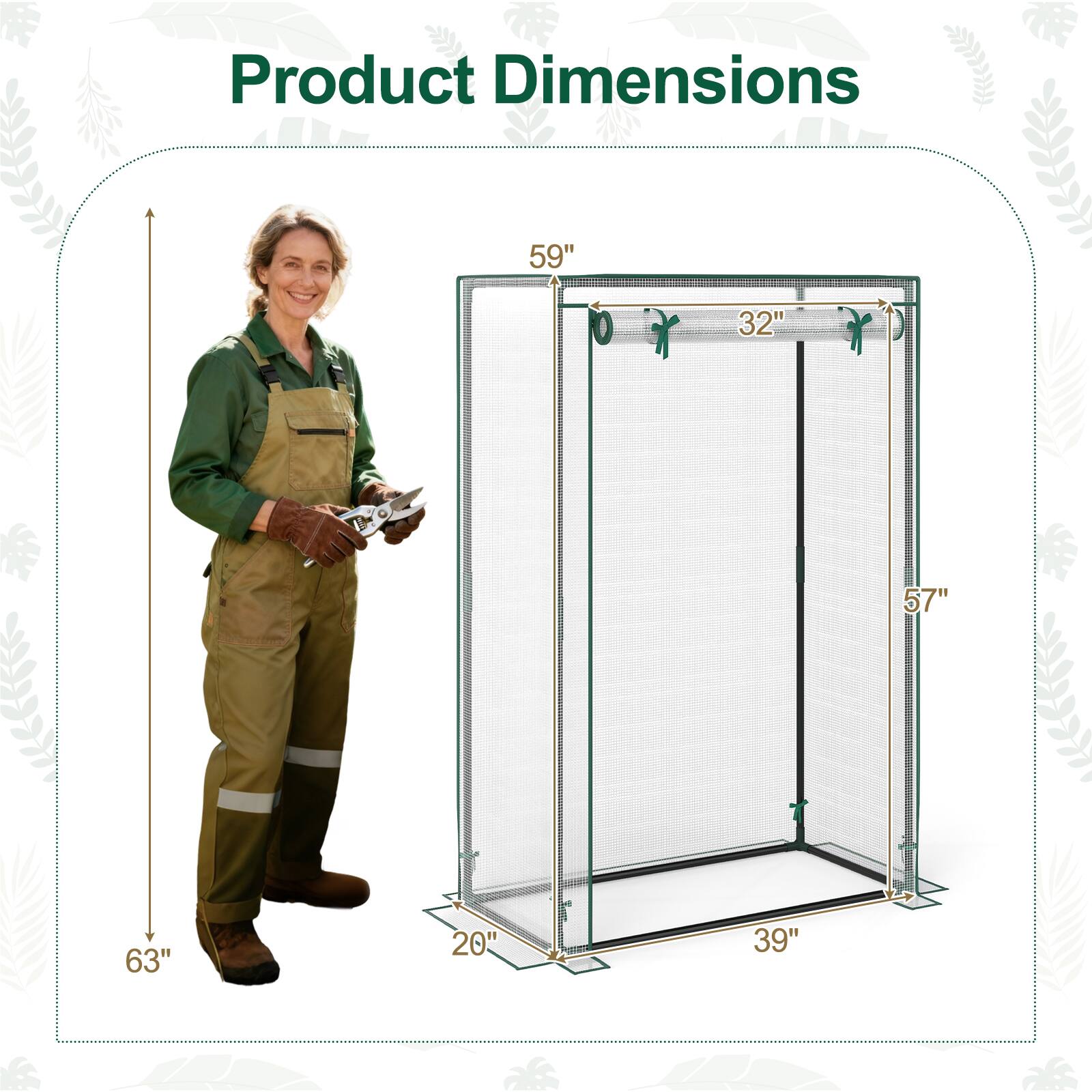 Product Dimensions: 59" x 32" x 57" x 20" x 39"