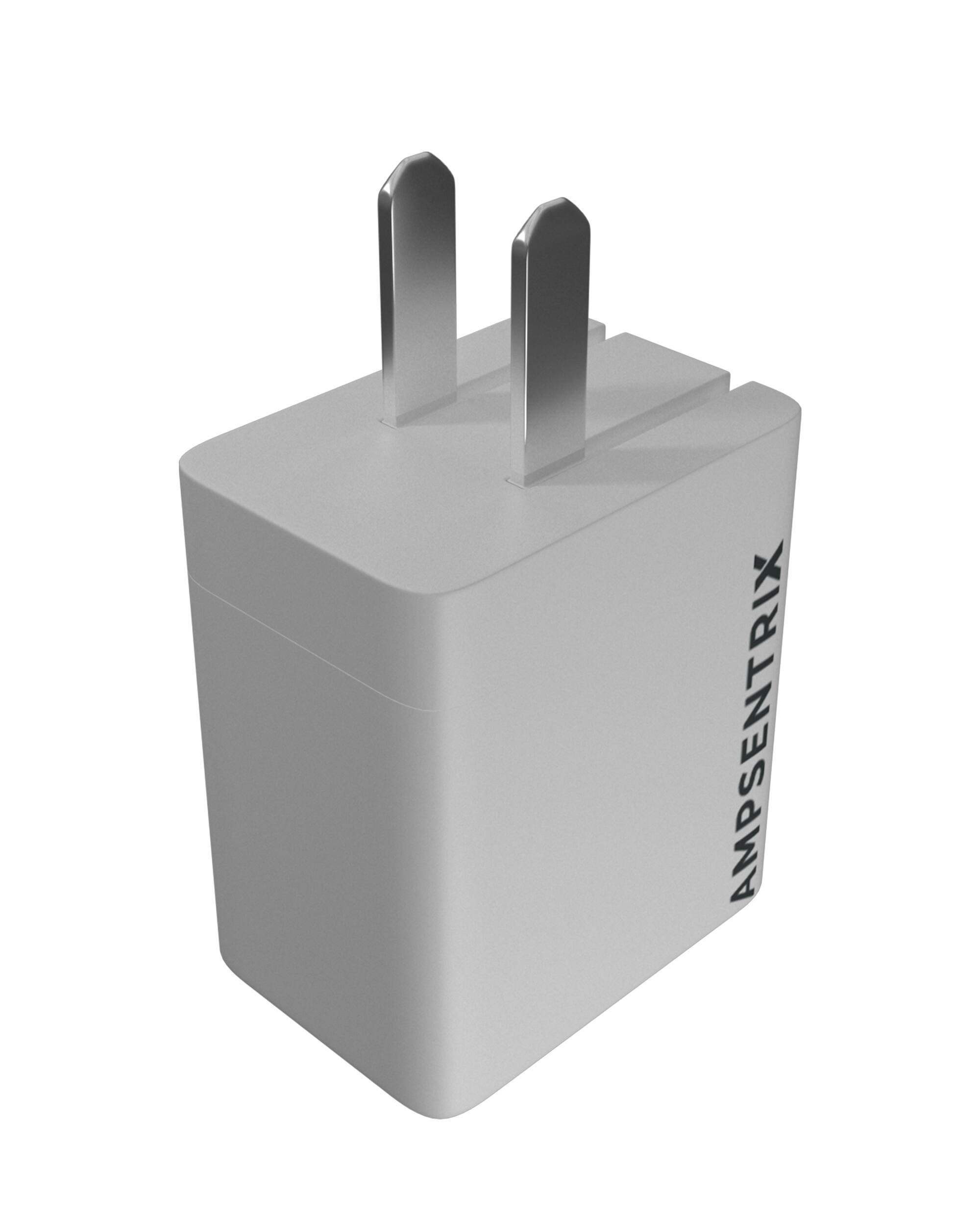 Alt View 1. Ampsentrix - 65W USB Type C GaN Wall Power Adapter (110v USA).