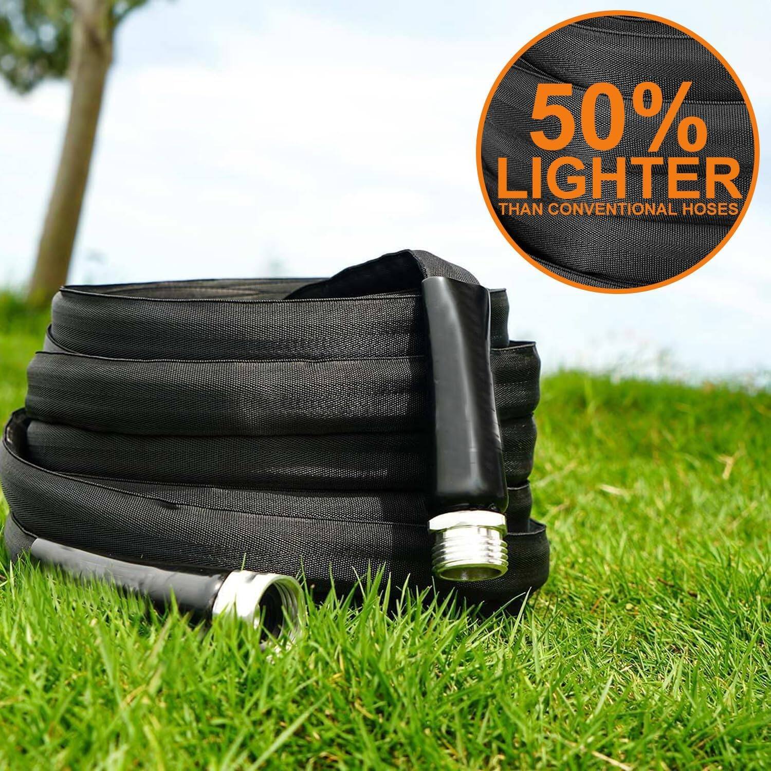 50% LIGHTER THAN CONVENTIONAL HOSES