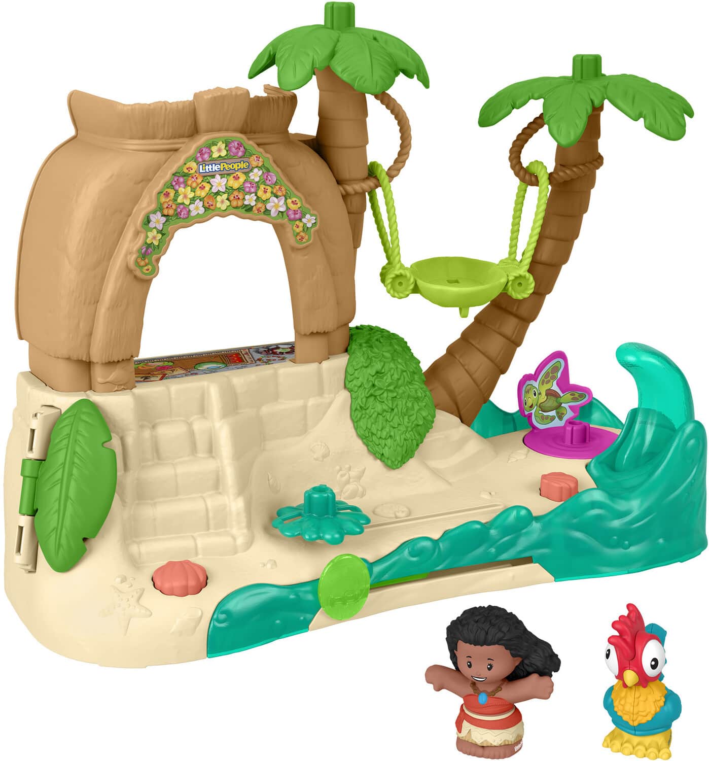 Fisher Price - Little People Disney Princess Moana Adventure Village Playset - COLLECTABLES - Multicolor