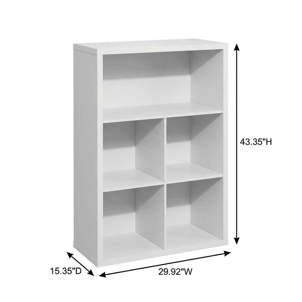 FurniFact - Wooden bookcase with modern design and sturdy construction - White price history on PriceWatchPro