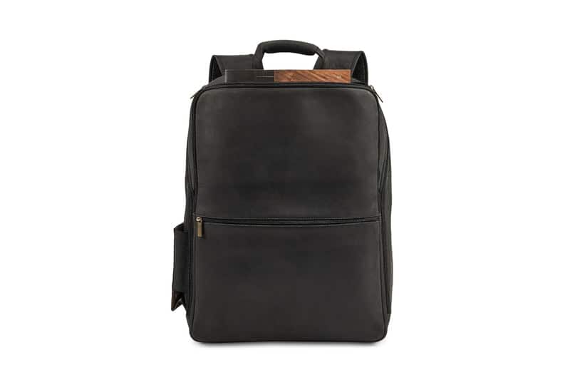 Luxorro Leather Backpack for men. Fits 17