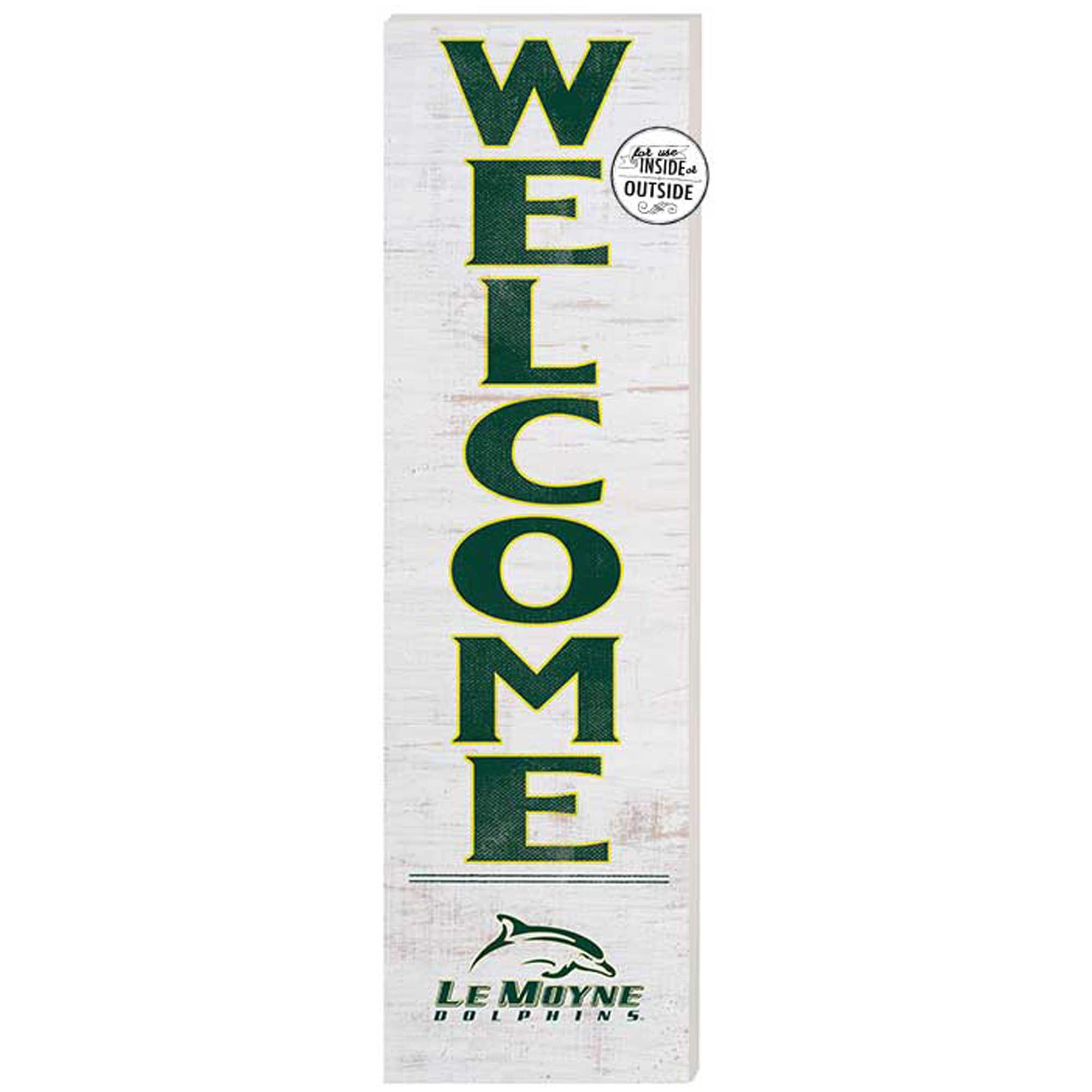 Le Moyne Dolphins 10'' x 35'' Indoor/Outdoor Welcome Sign