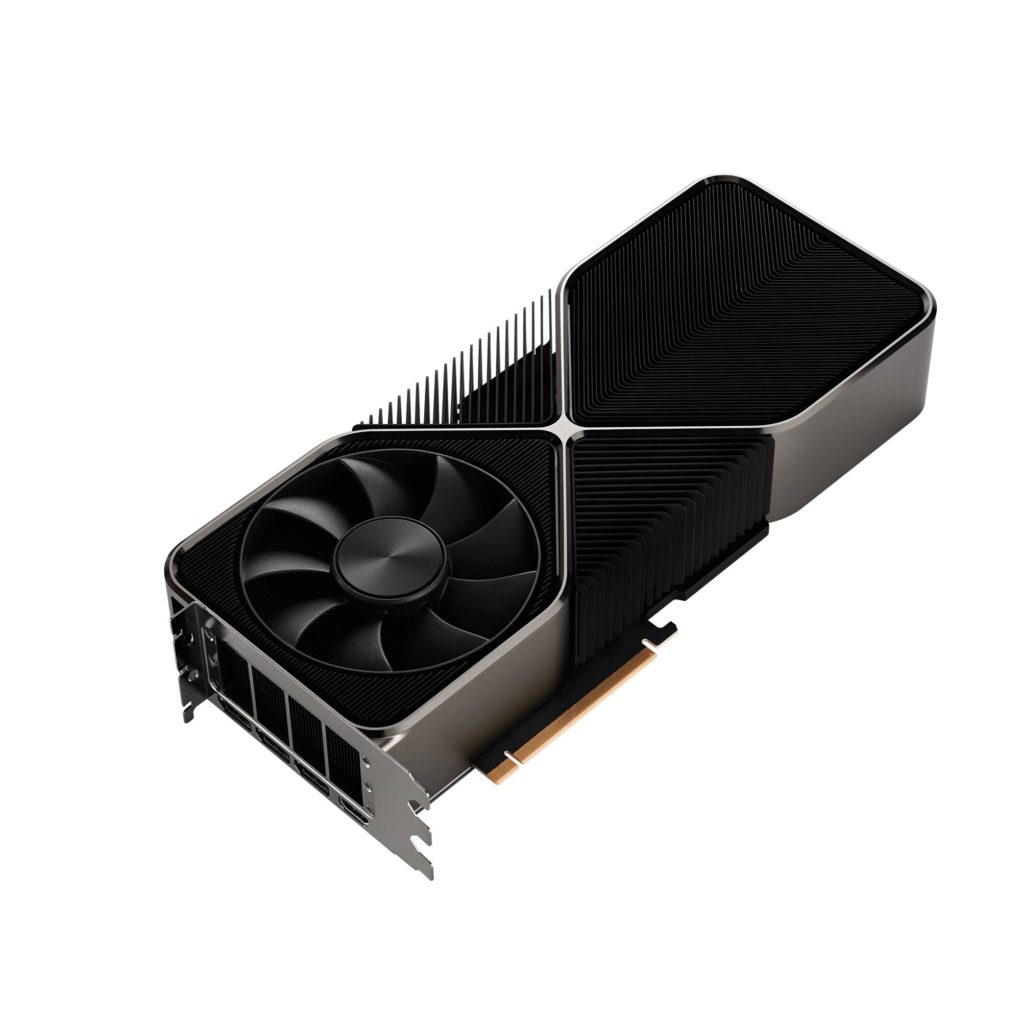 Alt View 13. NVIDIA - GeForce RTX 3090 Ti 24GB GDDR6X Graphics Card - Titanium and black.