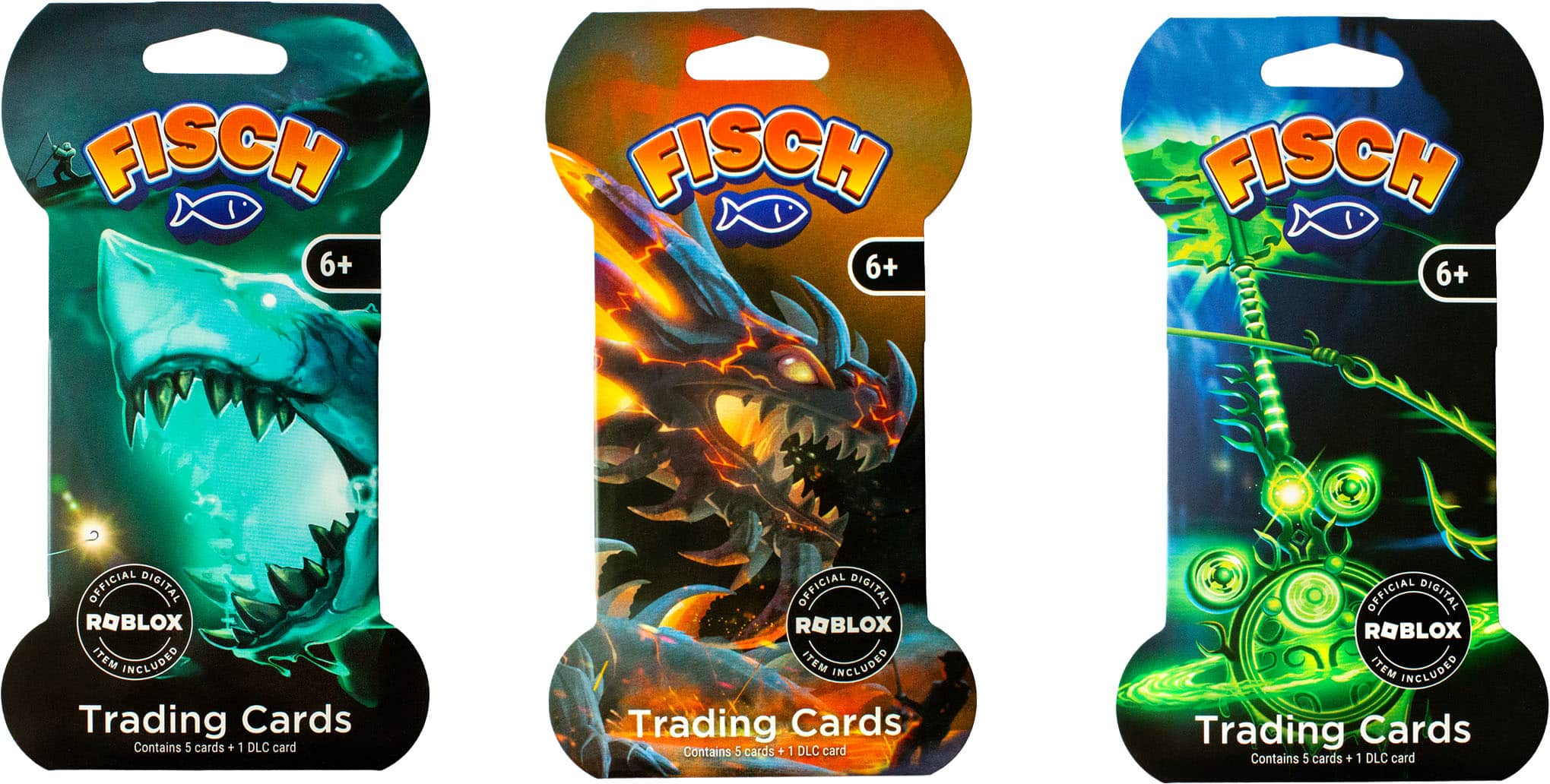 Cybercel - Roblox: Fisch Trading Card Booster Pack - Styles May Vary
