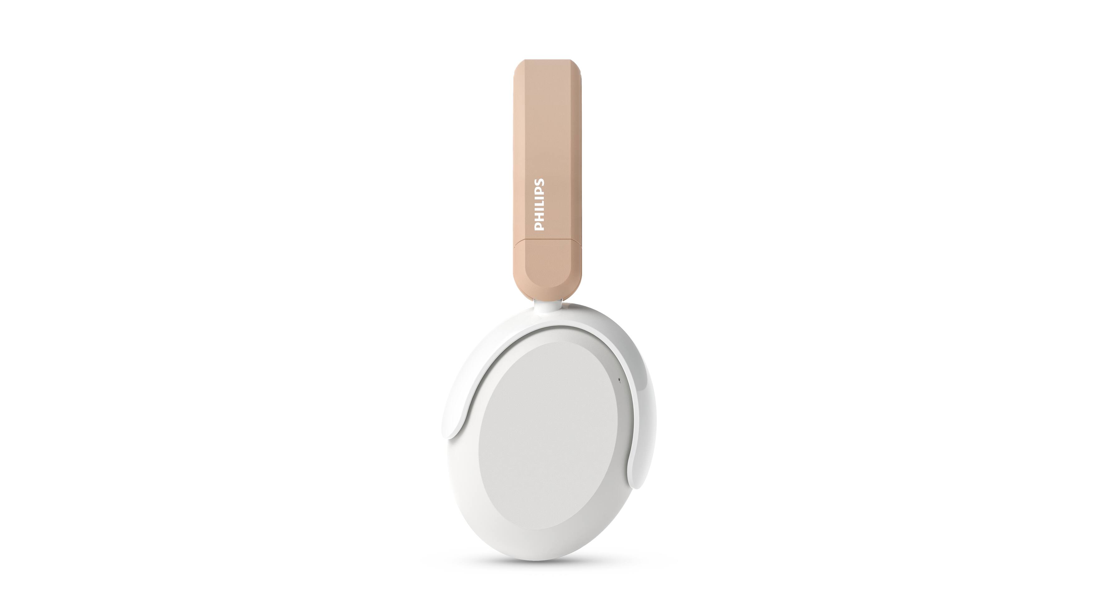 Alt View 2. Philips - TAK5500 Kids Wireless Over-Ear Bluetooth Headphones with Active Noise Canceling, 85dB Volume Limit, Audio Sharing - Amber Light.