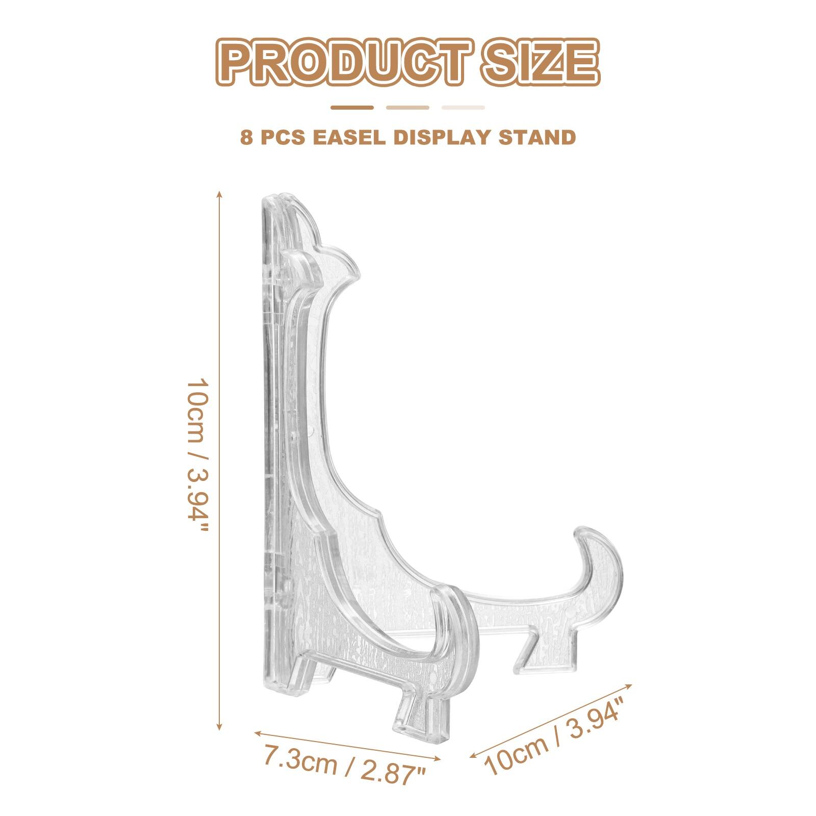 PRODUCT SIZE - 8 PCS EASEL DISPLAY STAND  
10cm / 3.94"  
7.3cm / 2.87"