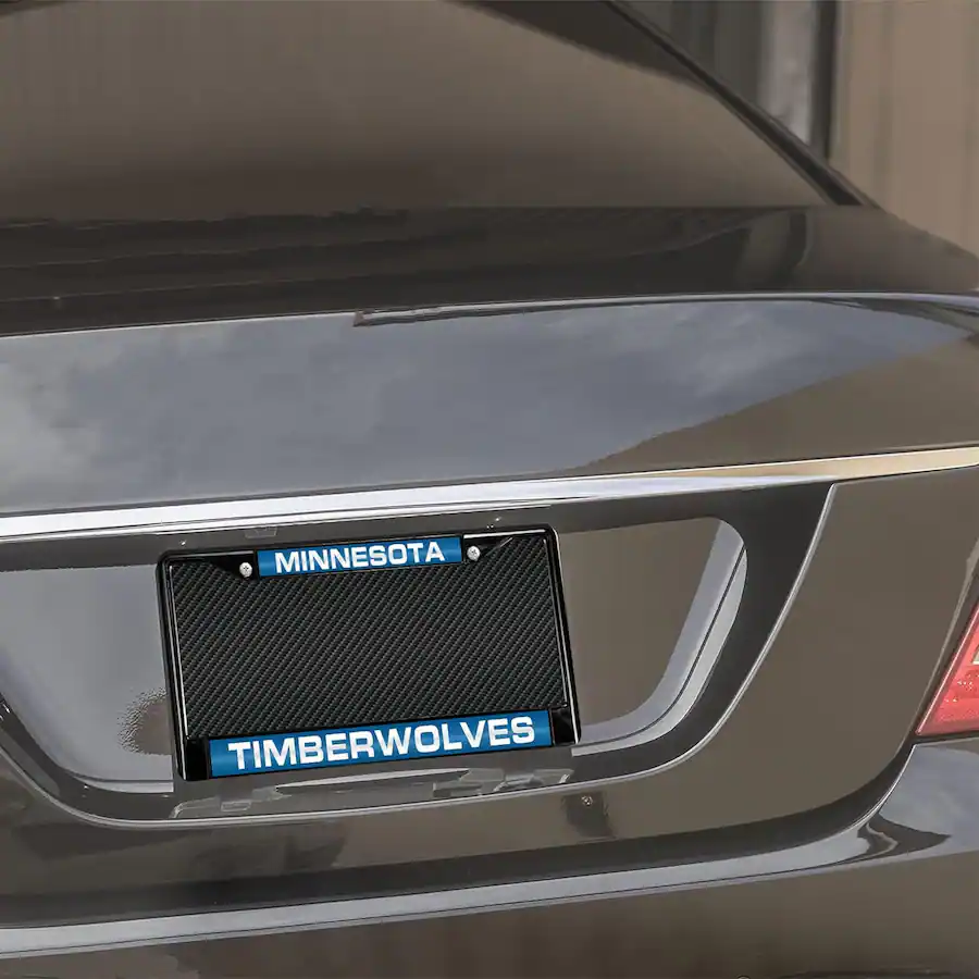 Rico Industries Minnesota Timberwolves NBA Black Metal Laser Cut ...