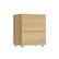 Angle. FUFU & GAGA - FUFU&GAGA 2 - Drawer Nightstand: Minimalist Bedroom Storage Solution - Wooden.
