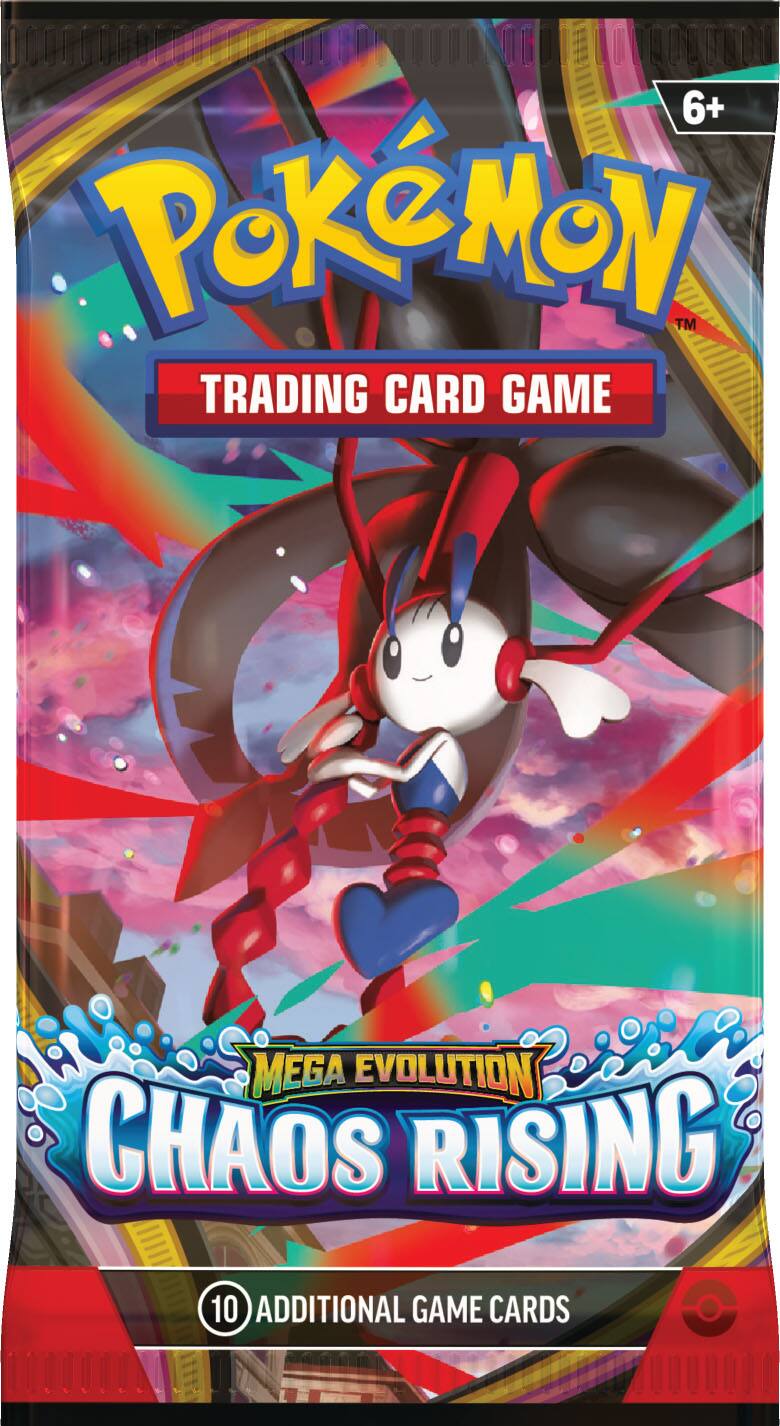 Pokémon™ Trading Card Game  
Mega Evolution Chaos Rising  
10 Additional Game Cards