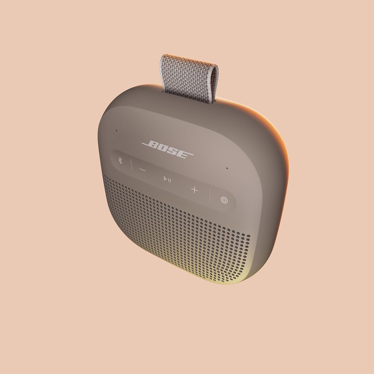 Back. Bose - Bose SoundLink Micro Portable Bluetooth Speaker (2nd Gen) Bundle with Fast Charger, Wireless Waterproof, (Sandstone) - Sandstone.