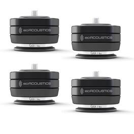 IsoAcoustics - GAIA I Neo Isolation Feet for Floorstanding Speakers and Subwoofers - 4 Pack - Black