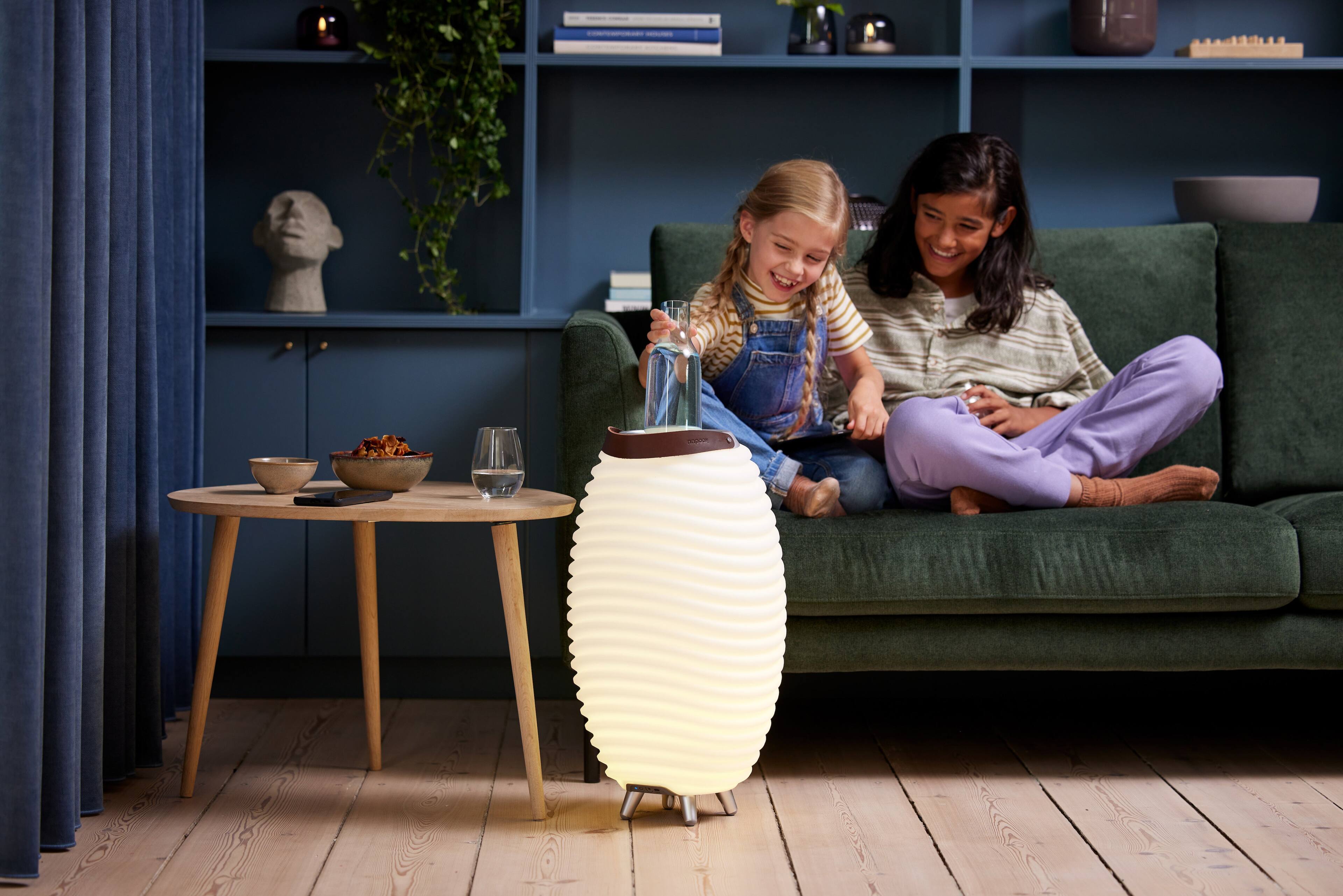 Alt View 2. Kooduu - Synergy 50 Lamp, Cordless rechargeable indoor/outdoor speaker Lamp.