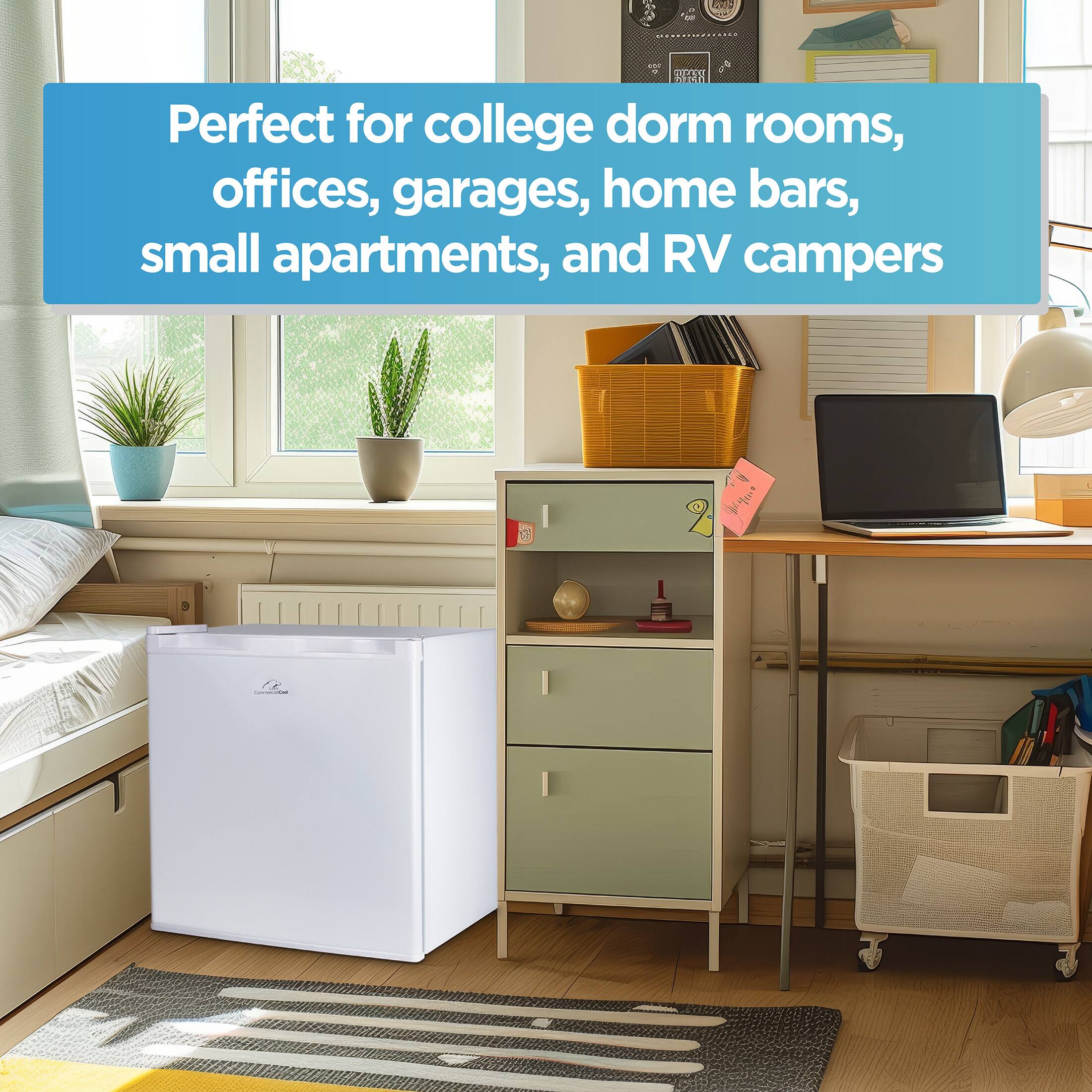 Perfect for college dorm rooms, offices, garages, home bars, small apartments, and RV campers