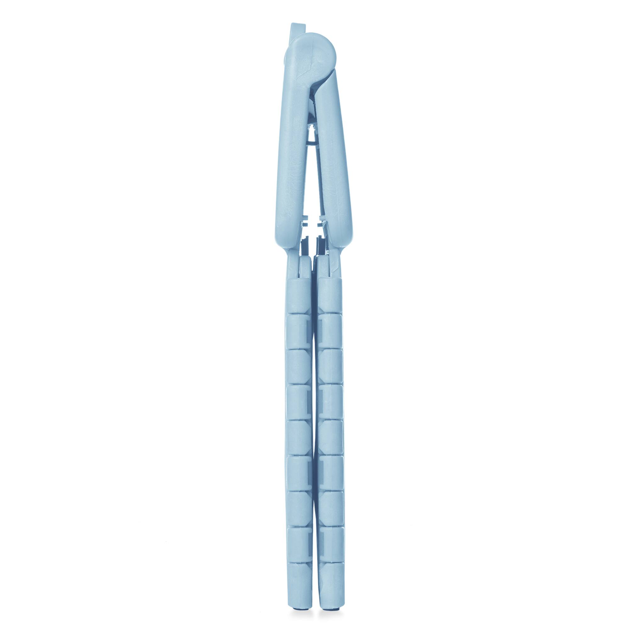 Alt View 4. Casafield - Folding Step Stools with Handle (Set of 2) - Light Blue.