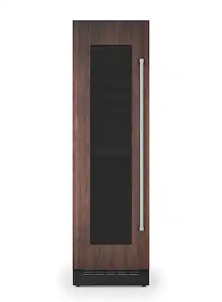 Front. Viking - 24"W 78 Bottle Wine Refrigerator with Custom Panel - Left Hinge - Panel Ready.