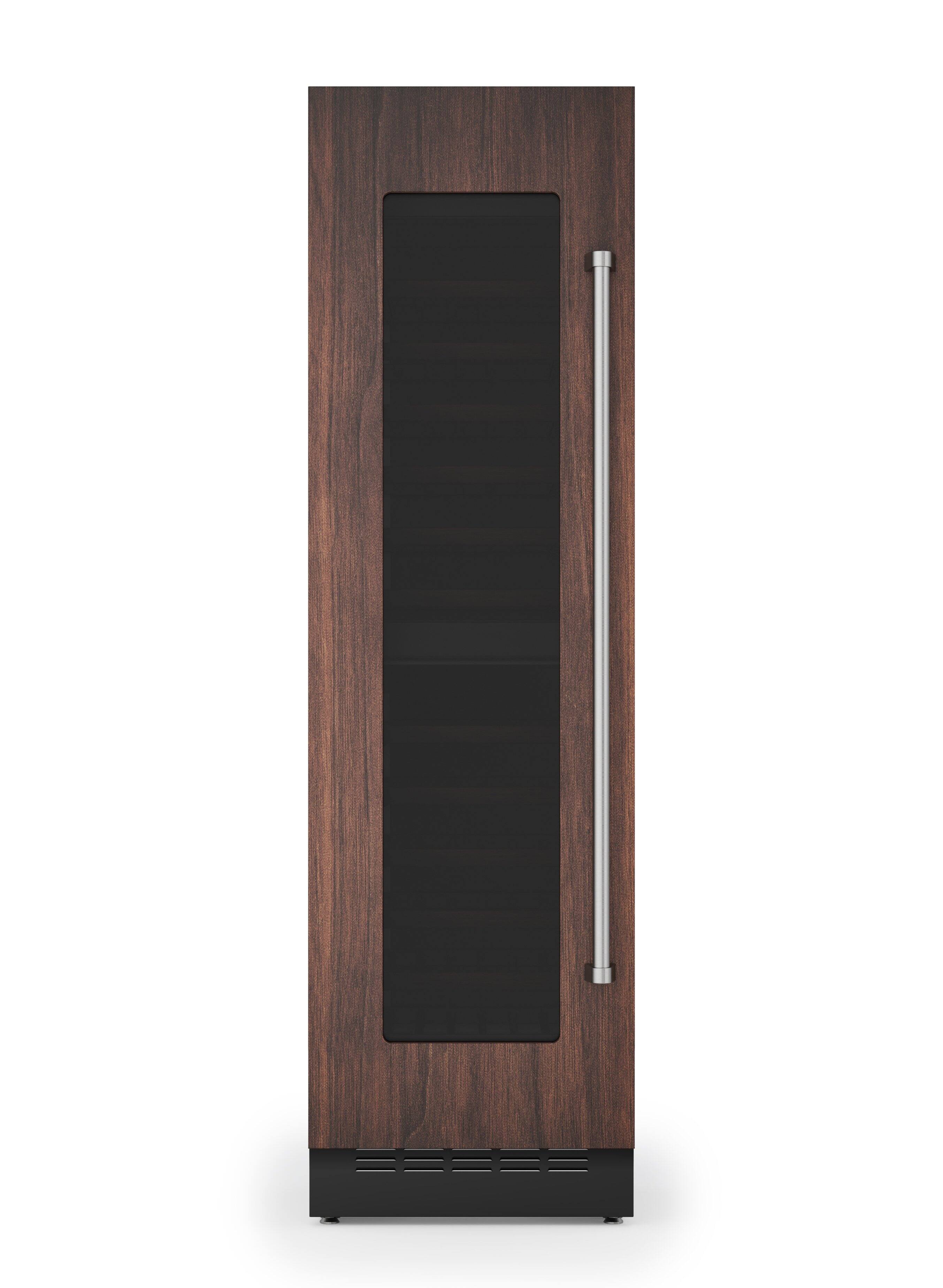 Front. Viking - 24"W 78 Bottle Wine Refrigerator with Custom Panel - Left Hinge - Panel Ready.