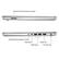 Multi-format SD media card reader
Headphone/microphone combo
USB Type-C
USB Type-A
HDMI 1.4b
AC Smart pin