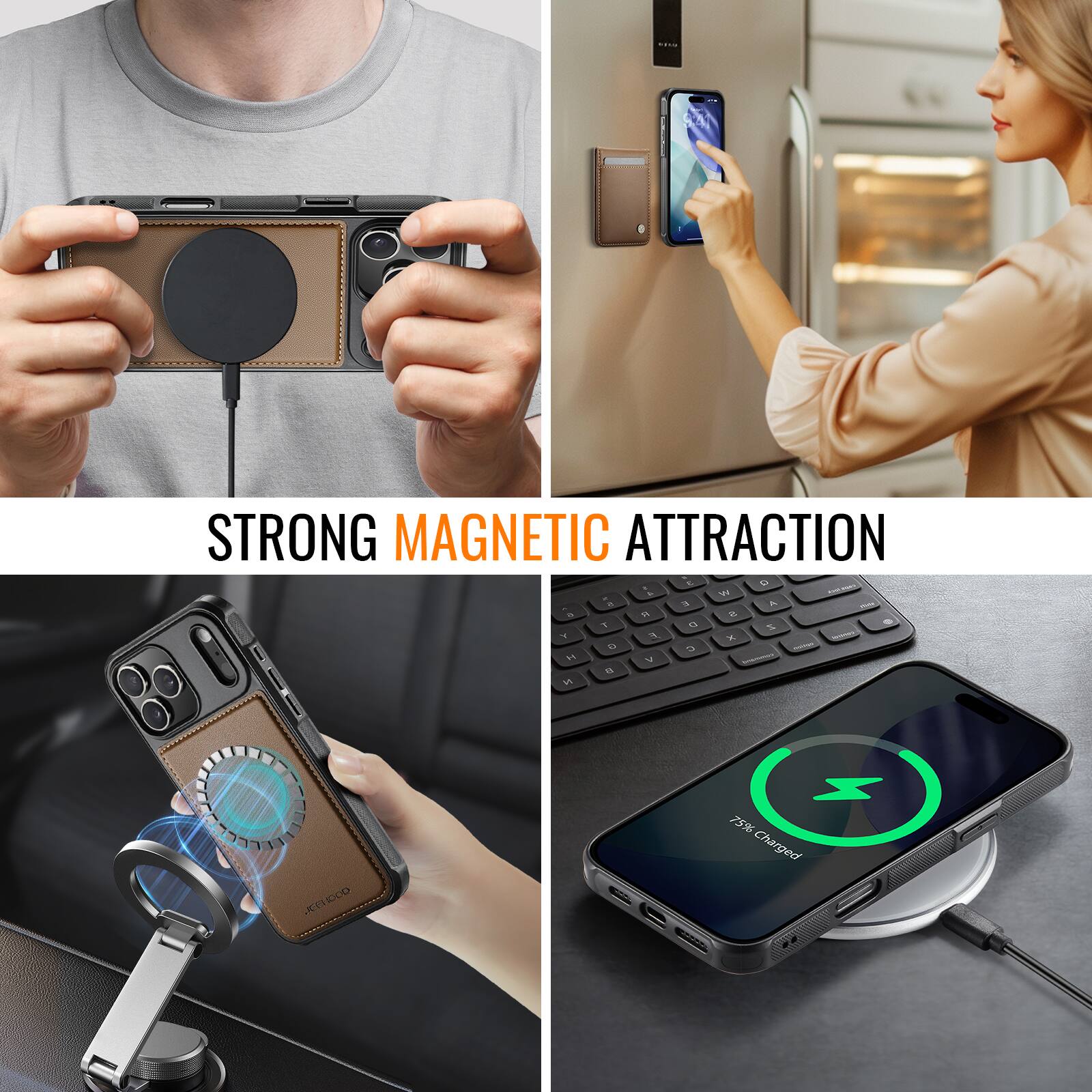 STRONG MAGNETIC ATTRACTION

75% Charged