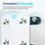 Consistent & Accurate: We are devoted to improving the accuracy of our smart scale and we are proud of our sensors' precision. 1388 9e lb.
