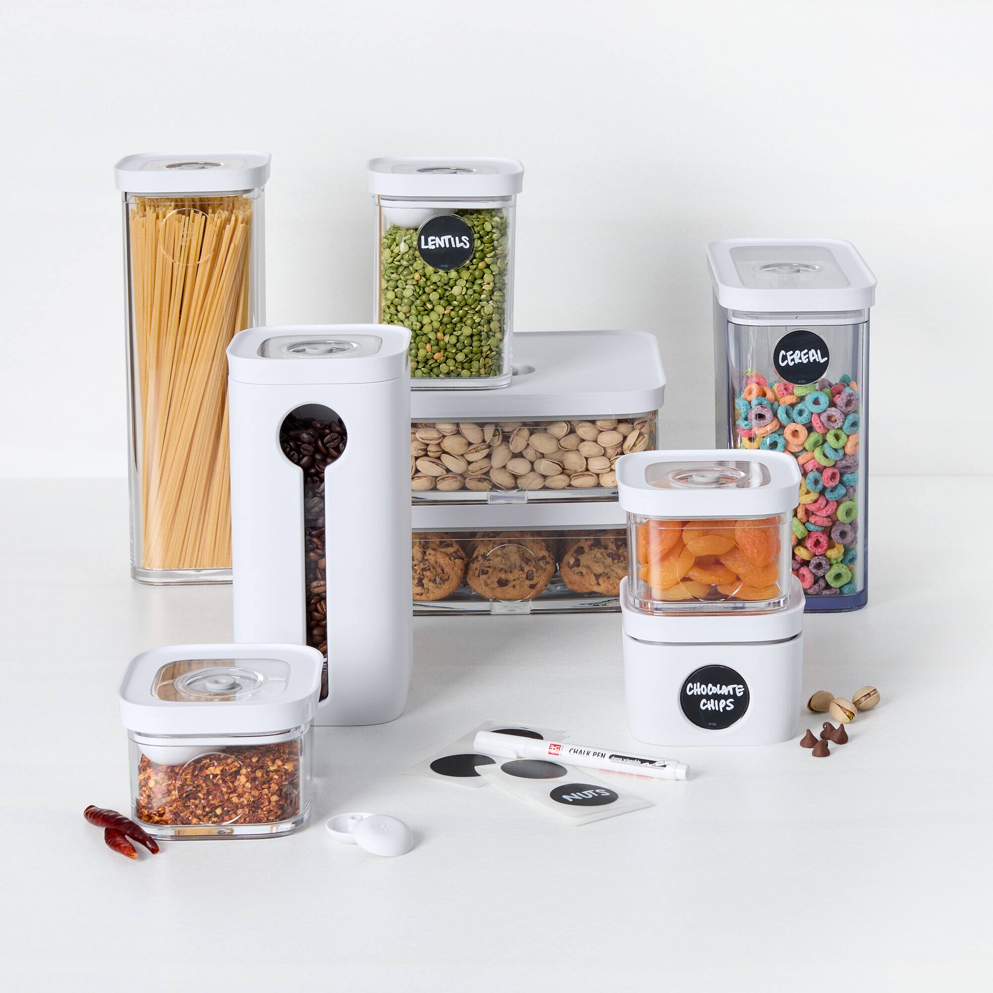 LENTILS  
CEREAL  
CHOCOLATE CHIPS  
COFFEE  
SPICES