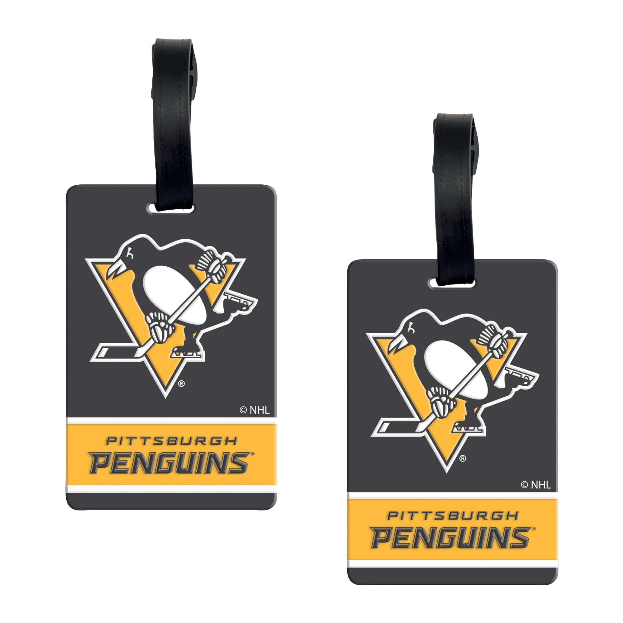 WinCraft - Pittsburgh Penguins Luggage Tag 2-Pack - Multicolor