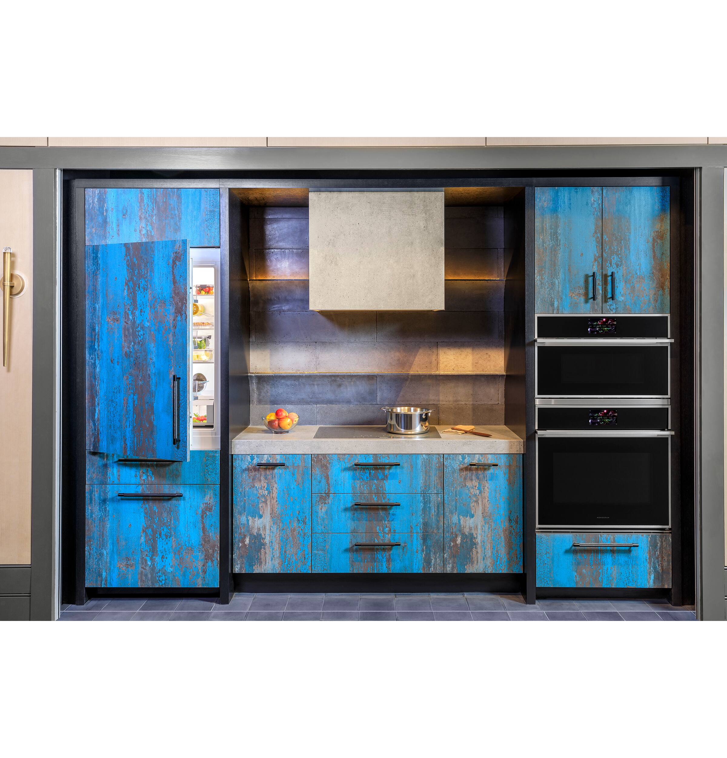 Alt View 24. Monogram - 30" Built-In Single Electric Convection Wall Oven with Precision Cooking and LCD Controls - Stainless steel.