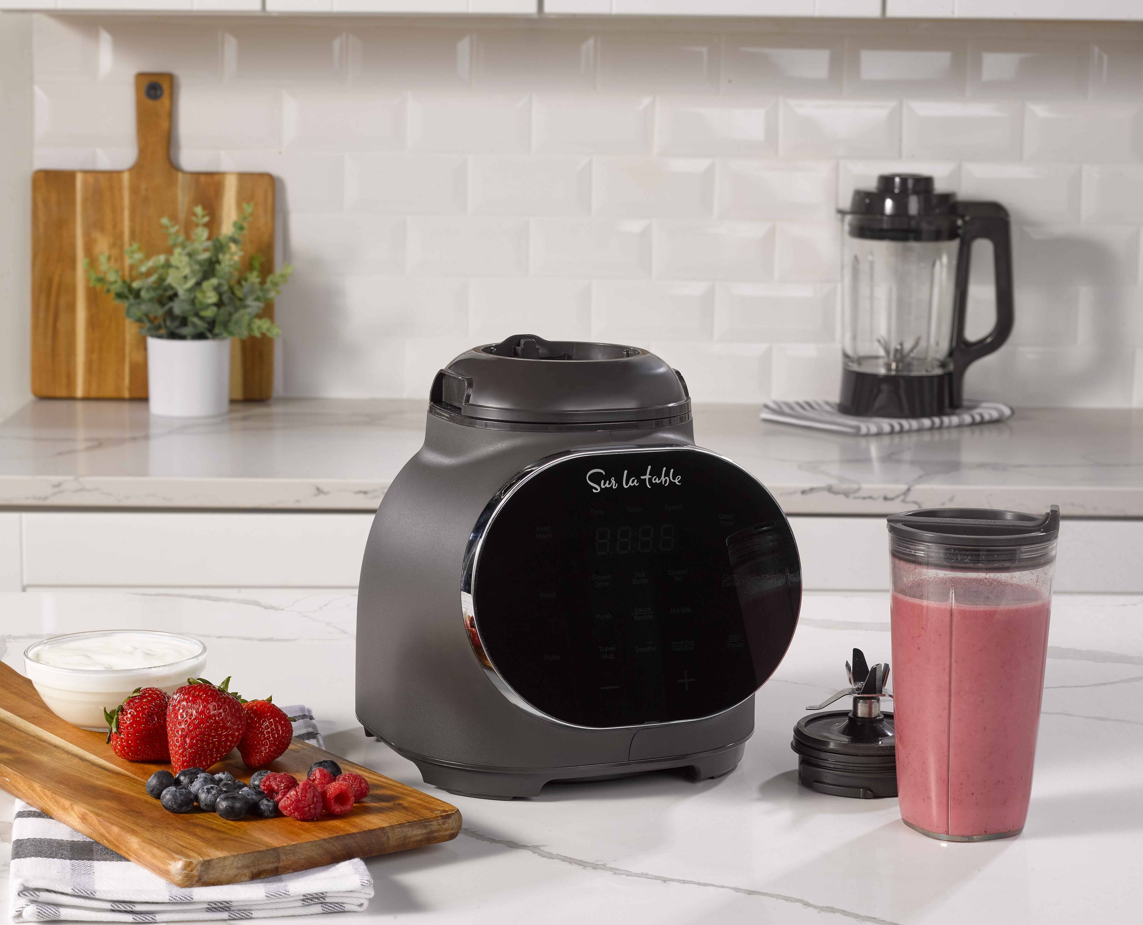 Alt View 1. Sur La Table - Flexblend Hot and Cold Blender - Pepper Black.