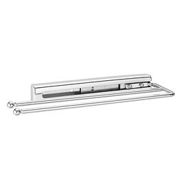 Rev-A-Shelf - Pullout Dish Towel Bar Under Kitchen Cabinet, Chrome, 563-51-C - White