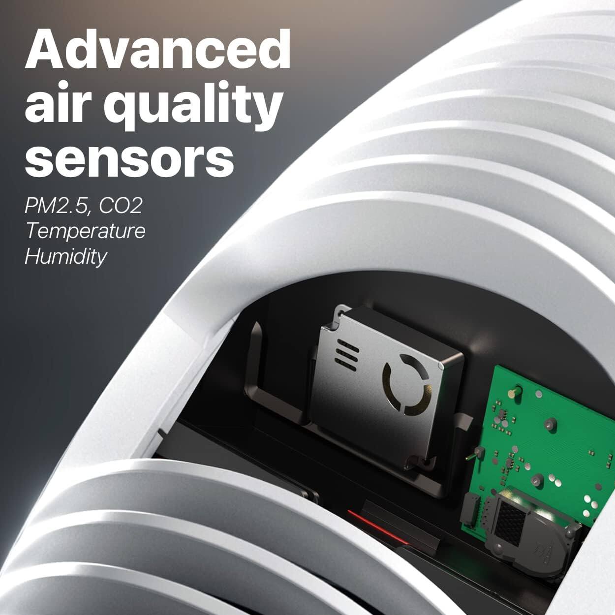 Alt View 14. IQAir - Atem X Air Purifier - White.