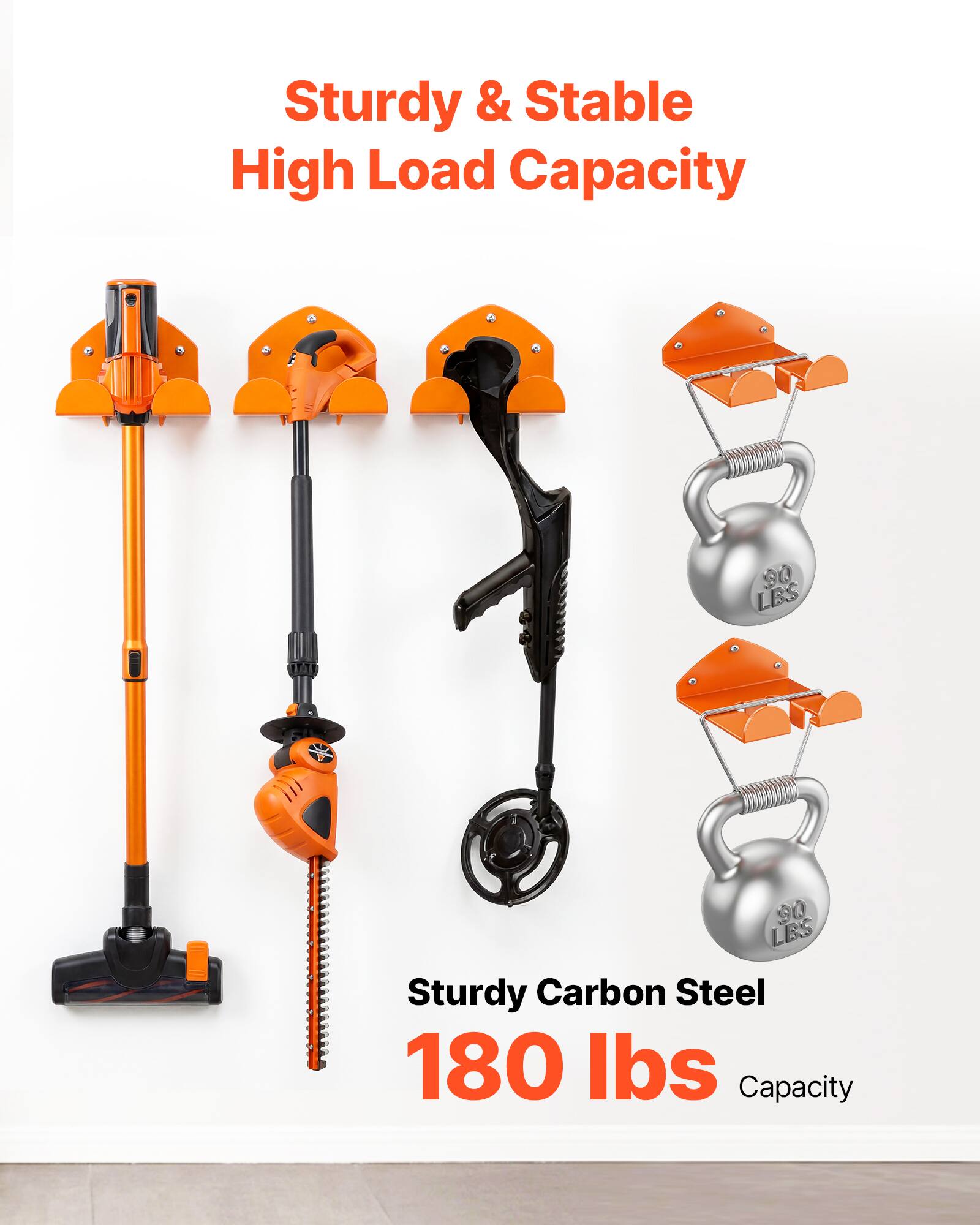 Sturdy & Stable High Load Capacity

Sturdy Carbon Steel

180 lbs Capacity