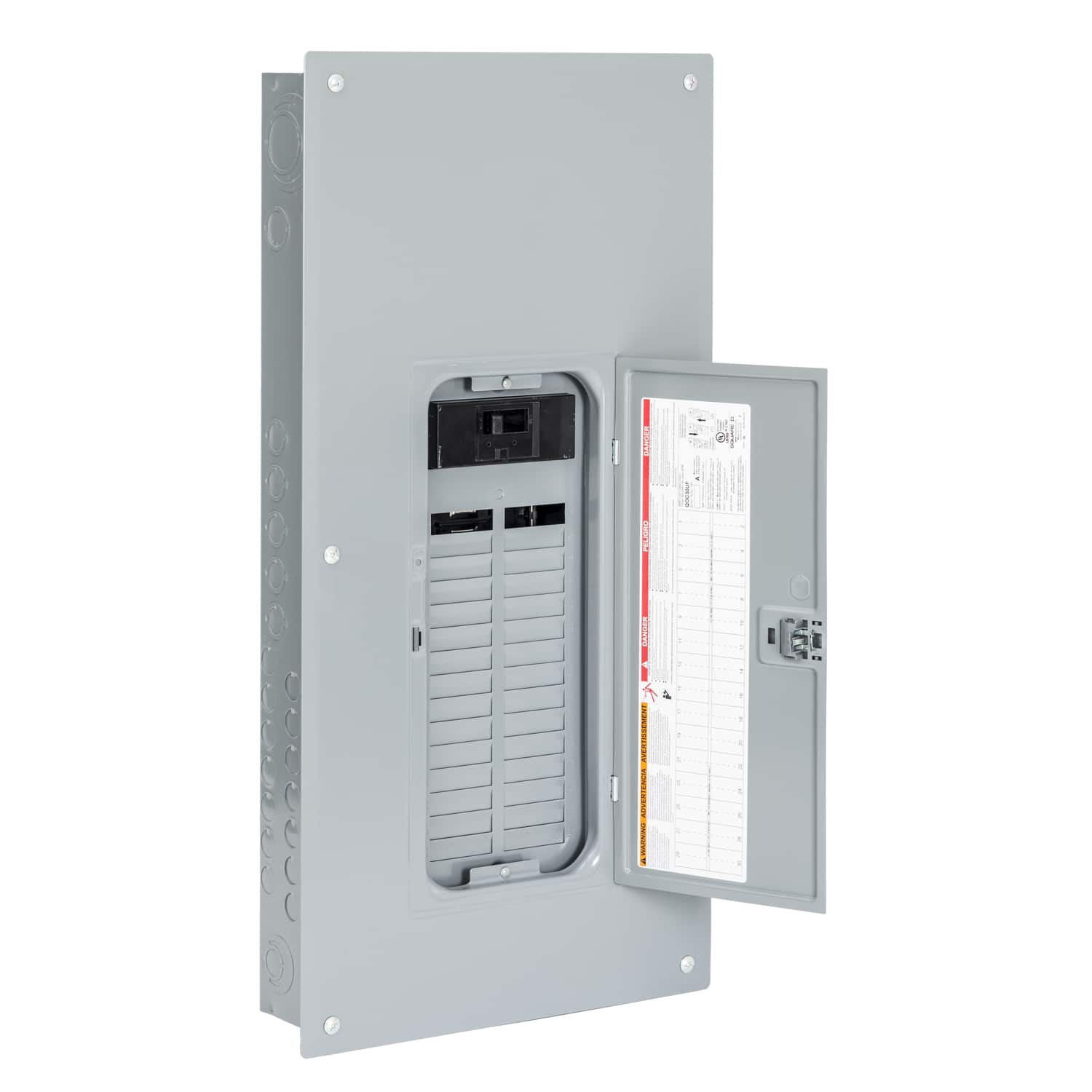 Square D - QO 200 amps 120/240 V 30 space 30 circuits Wall Mount Main Breaker Load Center