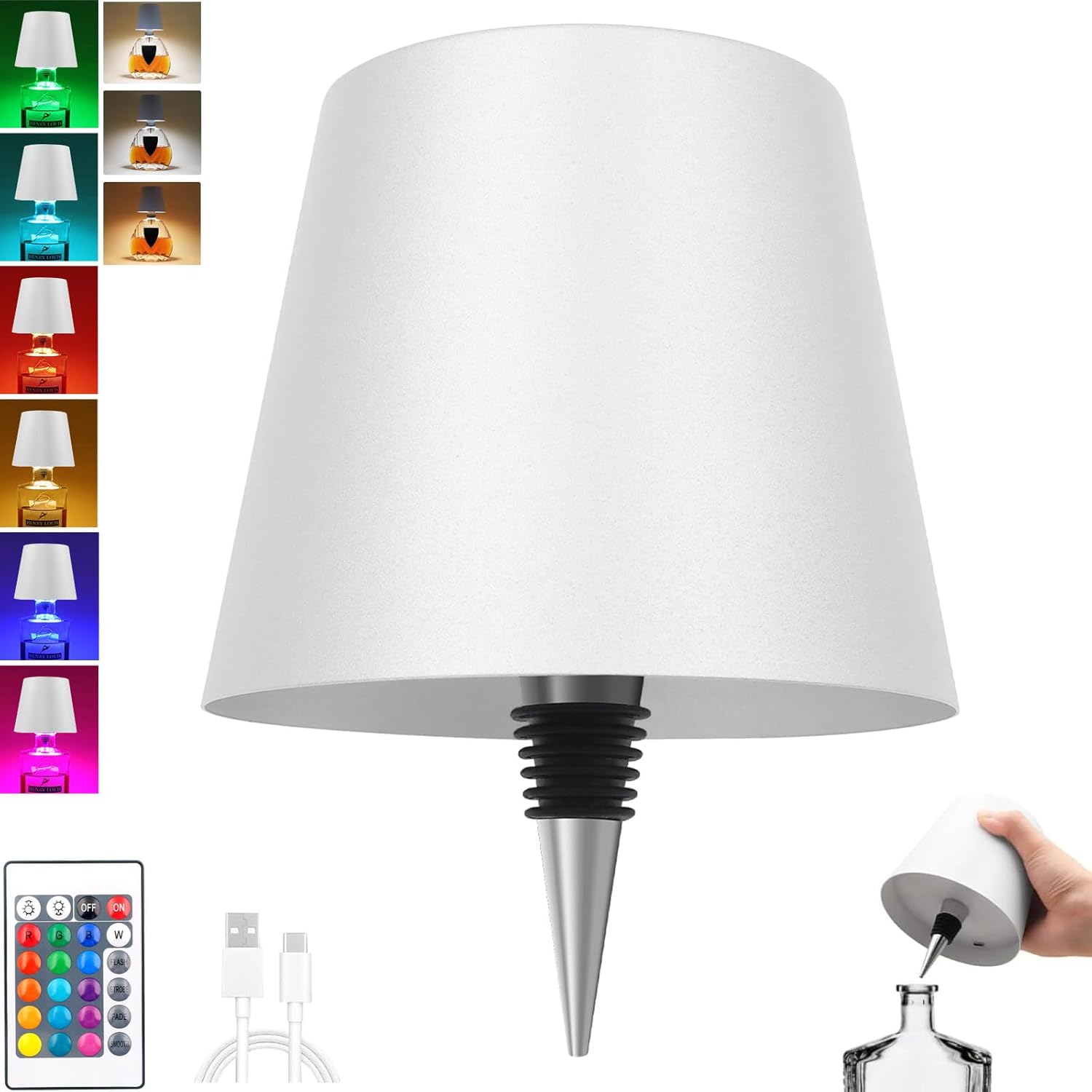 Sure, here is the corrected and grouped text from the image:

- COFFEE ON A DADL
- OFF ON
- RGBW
- (Color palette with various colors)