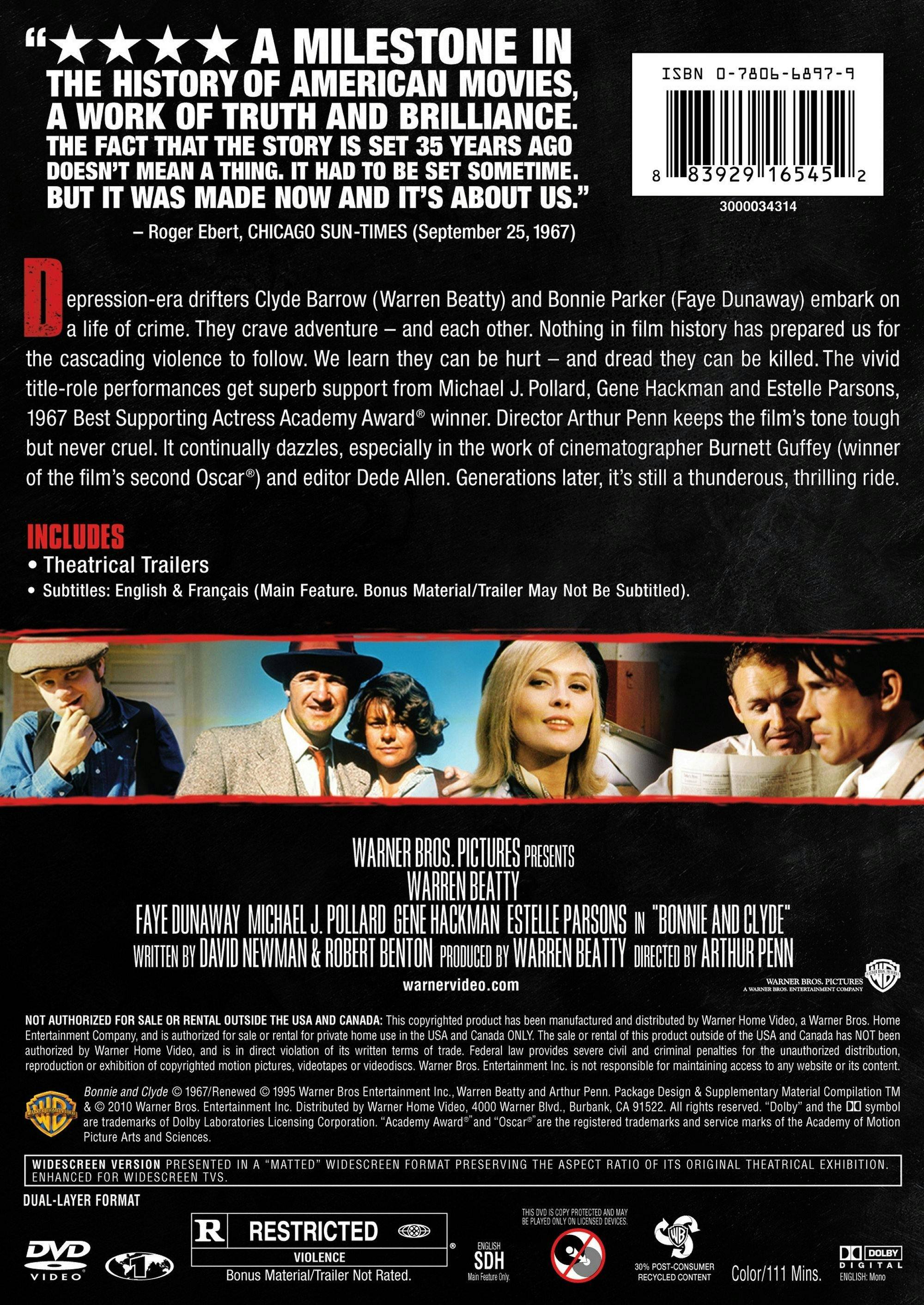 Angle. Bonnie and Clyde (DVD New Packaging) [DVD].