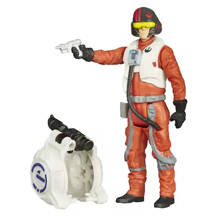 Front. Hasbro - Star Wars The Force Awakens 3.75-Inch Figure: Poe Dameron.