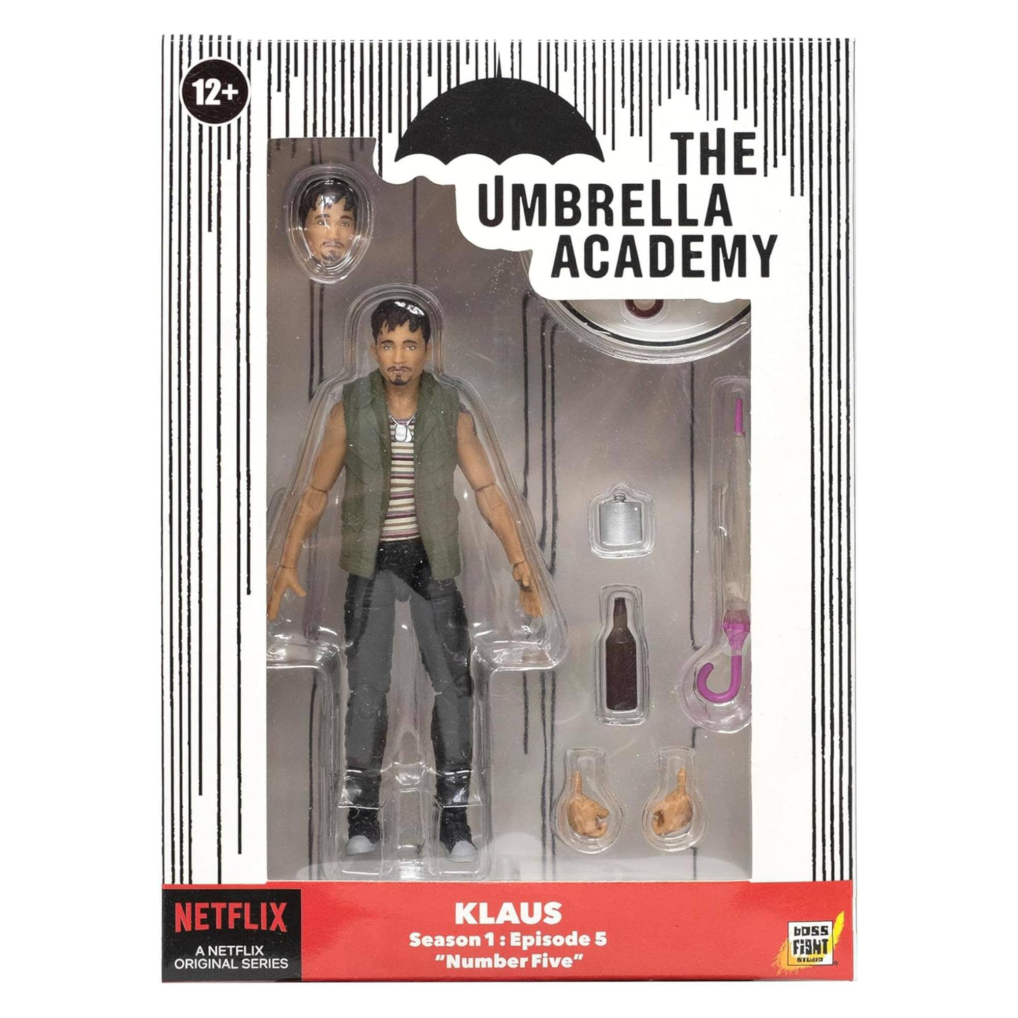 12+ THE UMBRELLA ACADEMY NETFLIX A NETFLIX ORIGINAL SERIES KLAUS Season 1: Episode 5 "Number Five"