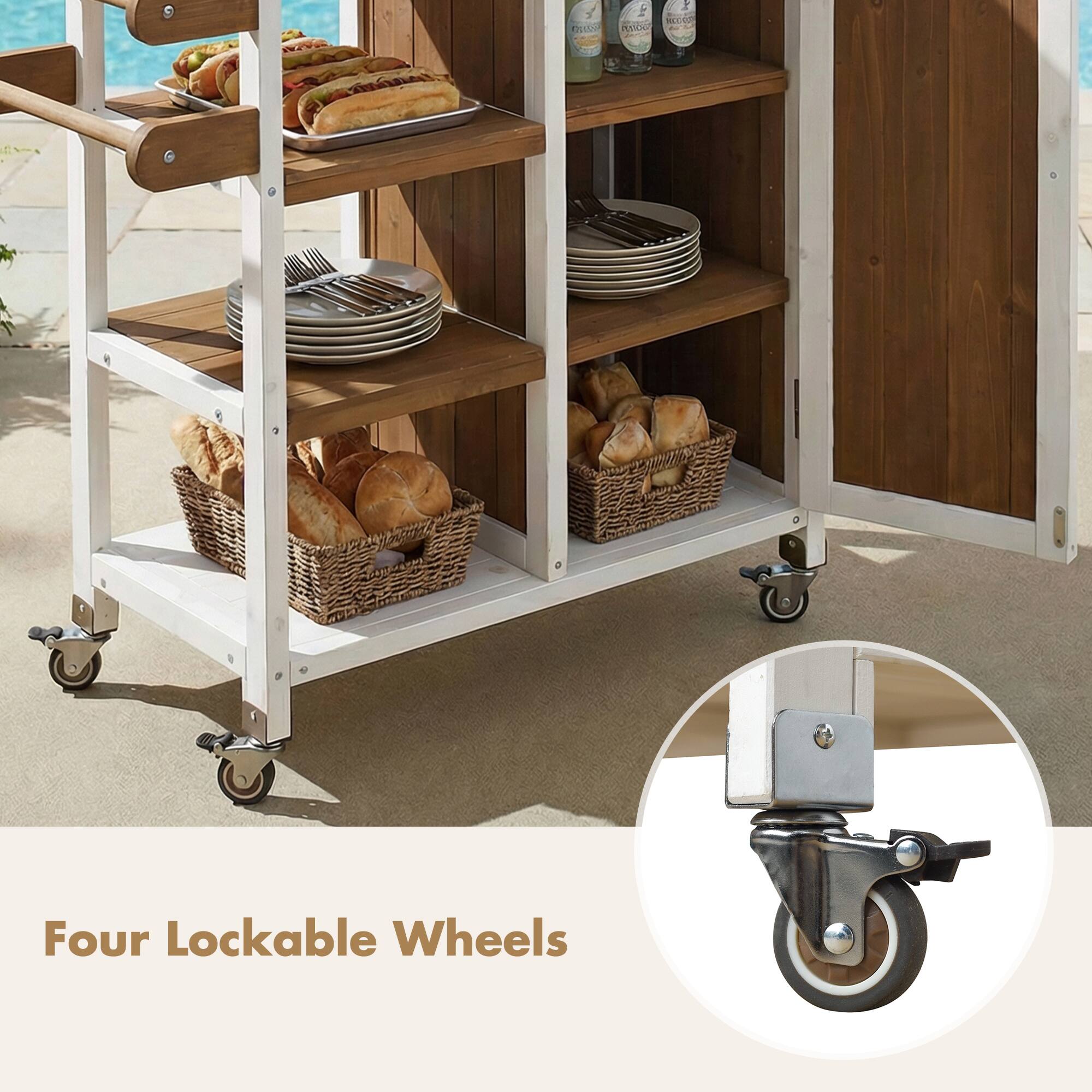 Four Lockable Wheels