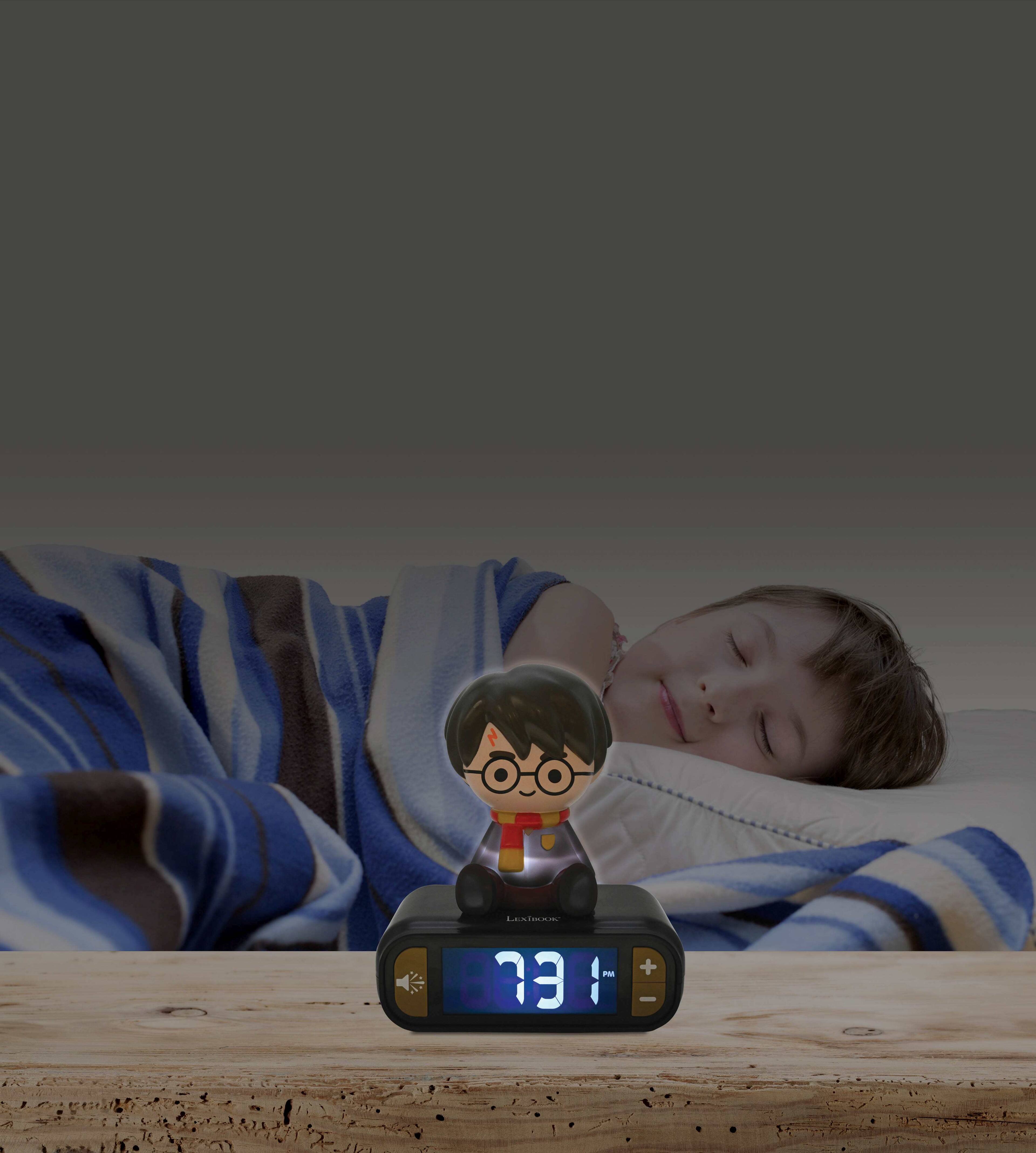 Alt View 9. Lexibook - Harry Potter Digital Alarm Clock with 3D Night Light & Sound Effects - MULTICOLOR.