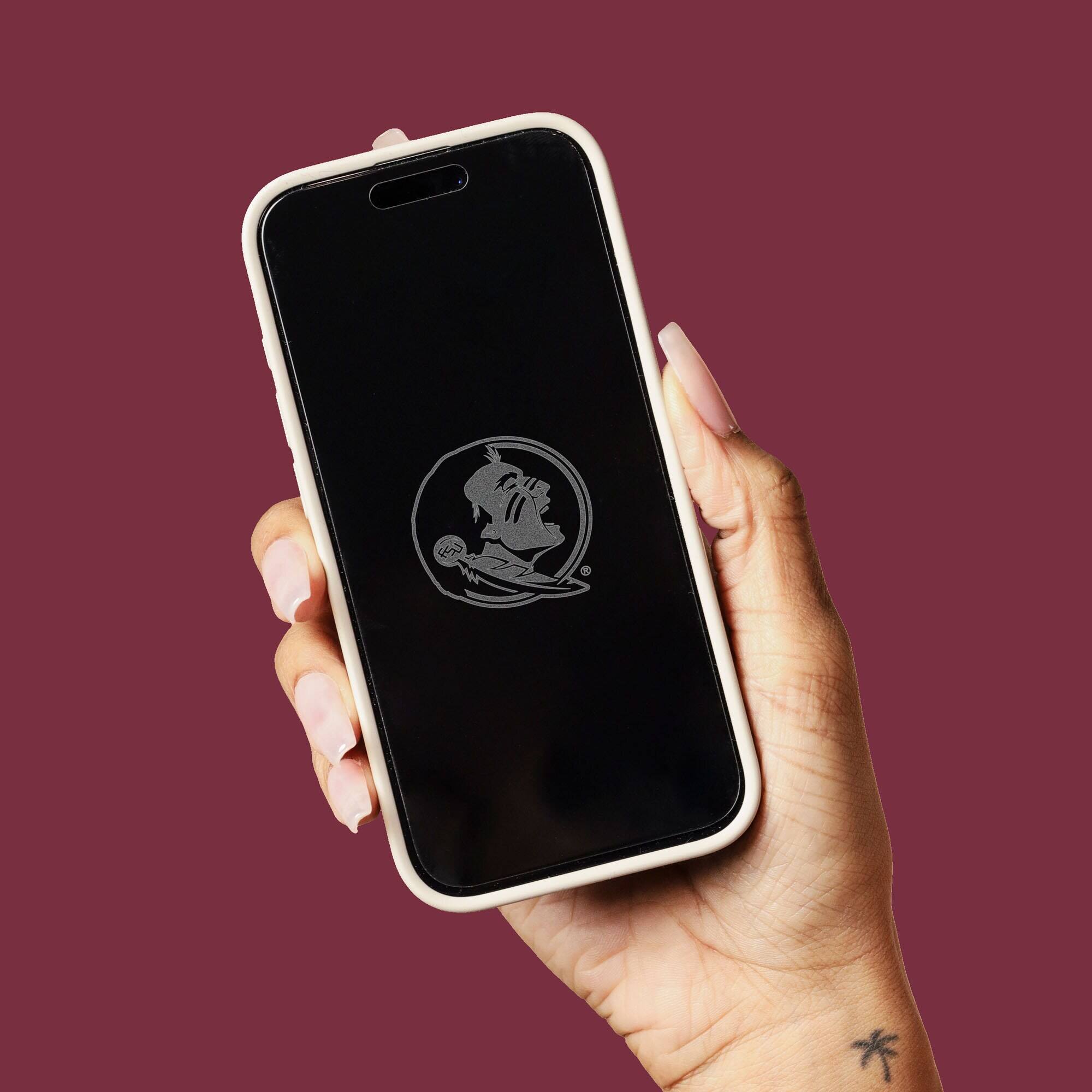 Alt View 3. Screen Skinz - Florida State Seminoles iPhone Privacy Screen Protector - 17 Pro - Multicolor.