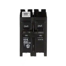 Eaton - 50 amps Plug In 2-Pole Circuit Breaker