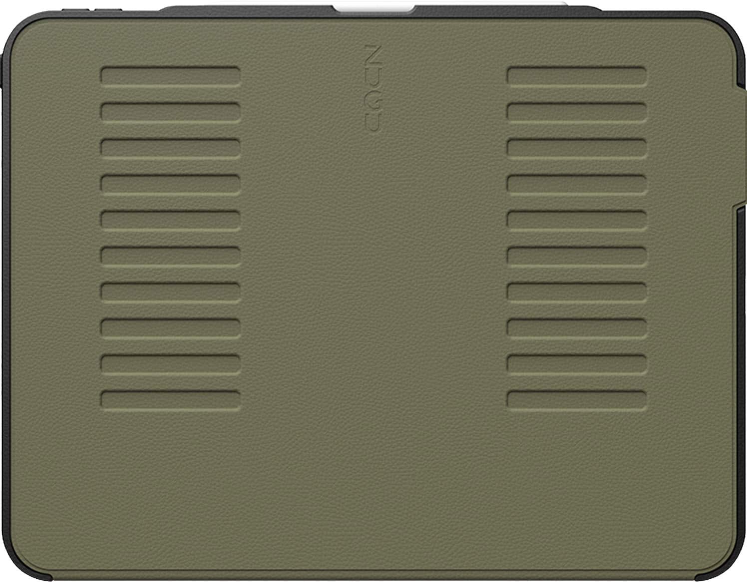 Front. ZUGU - Slim Protective Case for Apple iPad Pro 13-inch (M4/M5) - Olive.
