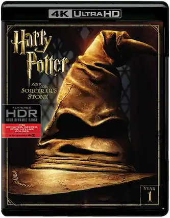 Front. Harry Potter and the Sorcerer's Stone - 4K Blu-Ray.