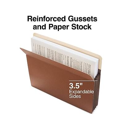 Reinforced Gussets and Paper Stock

3.5" Expandable Sides