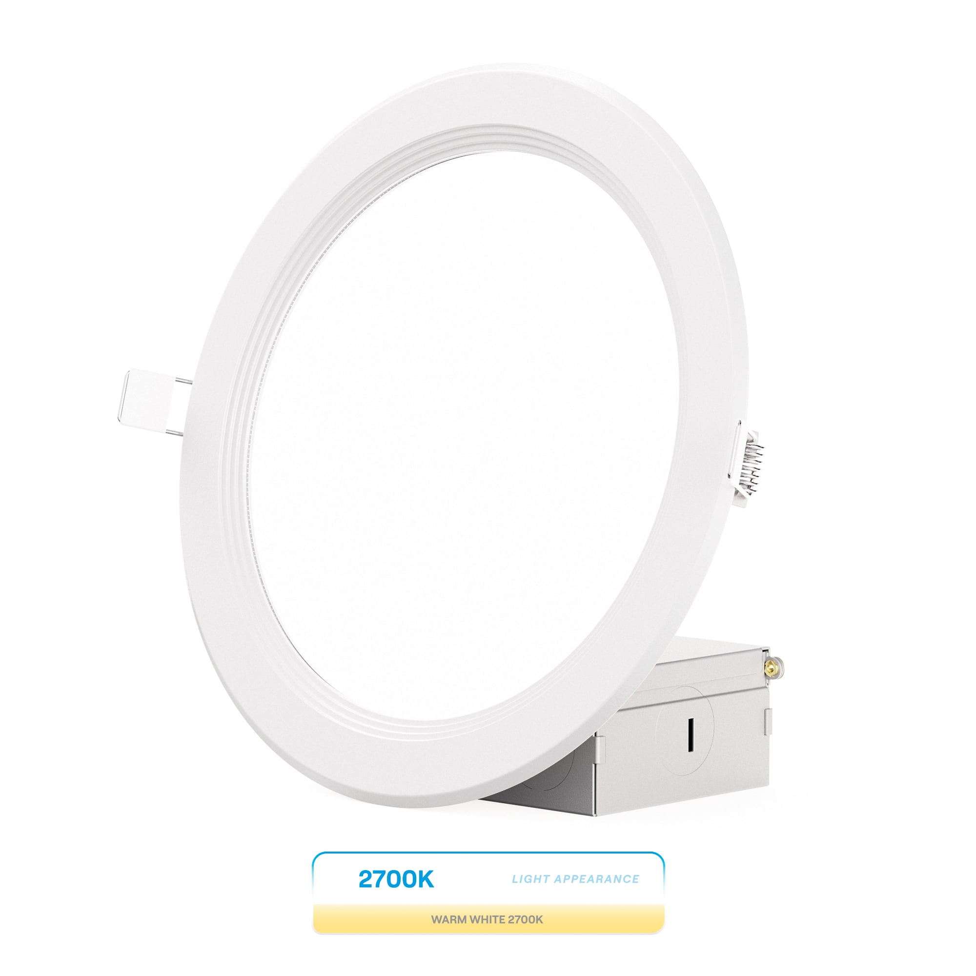 Infibrite - 6 In. Ultra-Thin Recessed LED Downlight 12W 1050LM Soft Wet Rated, Triac Dimmable 24-Pack - White price history on PriceWatchPro