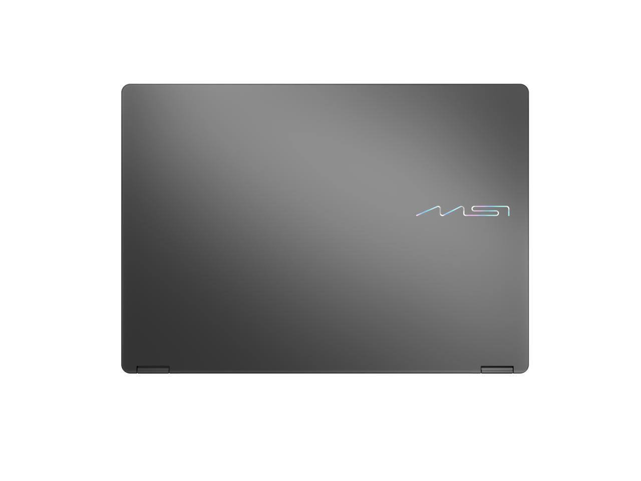 Alt View 5. MSI - MSI Prestige 16 Flip AI+ 16" Touchscreen Laptop Intel Core Ultra 7 355, 32GB RAM, 1TB SSD, Windows 11 (C3MTG-058US) - Platinum Gray.